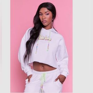 Barbie Graphic Beaded Hoodie